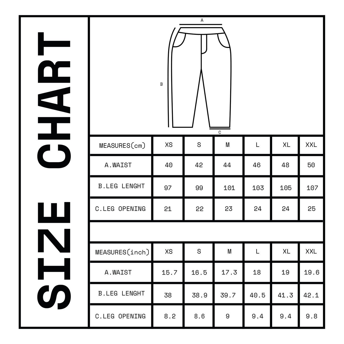 SILHOUETTE BAGGY JEANS