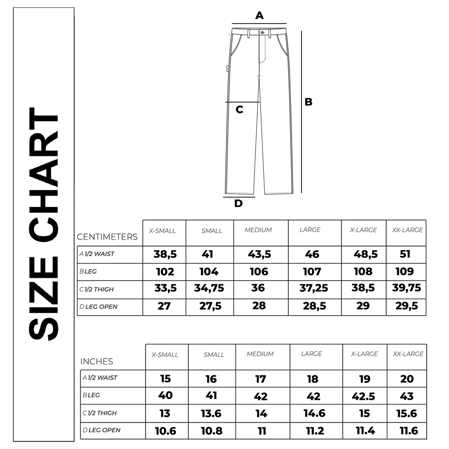 CYANOTYPE CARPENTER PANT